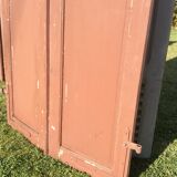 Pair of old wooden shutters
