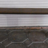 Chapel bench in chestnut wood