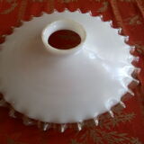 Opaline glass suspension lampshade