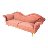 Pink 3-seater sofa