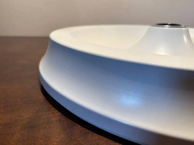 Mid-century aluminum space age disco wall/ceiling light - 1970