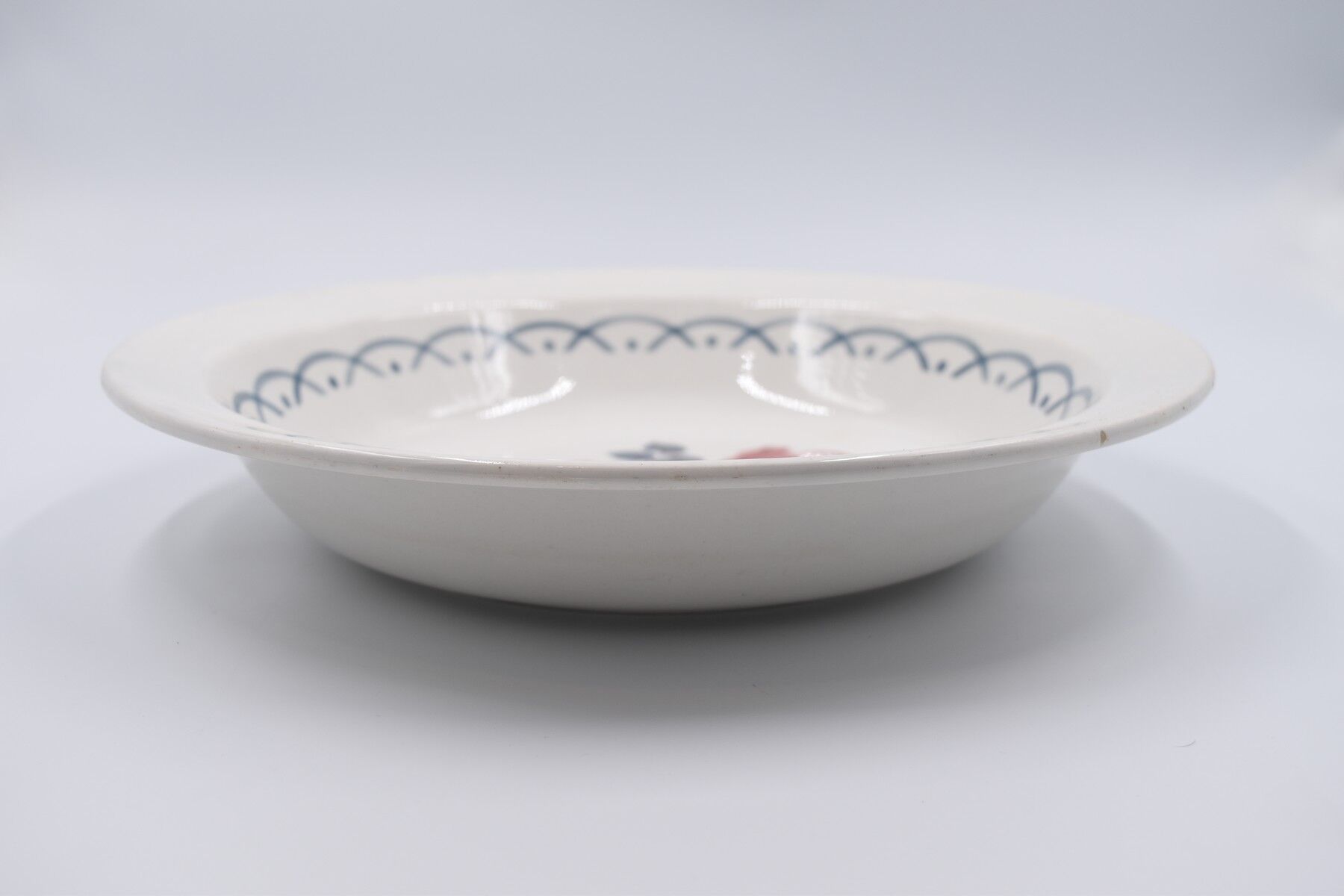 Round hollow dish décor Cannes by Digoin Sarreguemines