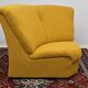 Yellow bouclé corner modular sofa, 1970s, set of 6