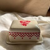 Red Checkerboard Butter Butter Counter Family