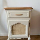 Wooden bedside table