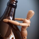 Authentic demijohn 6 L Brown