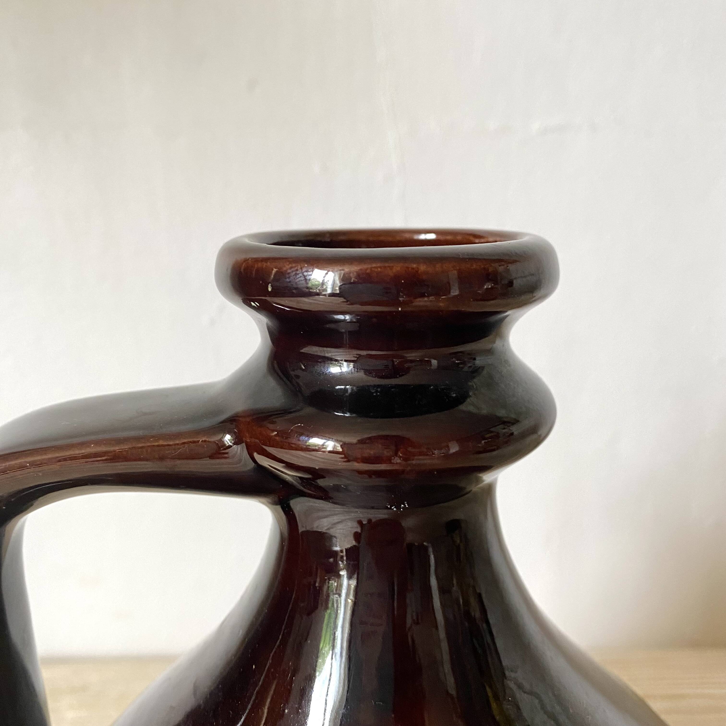 Fat Lava ceramic vase from West Germany, 1970s