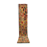 Moroccan Berber carpet corridor Boujaad 3,56x0.73m