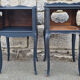 Pair of vintage bedside tables, 60s, Louis XV style, restyled