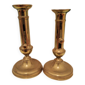 Brass candle holders