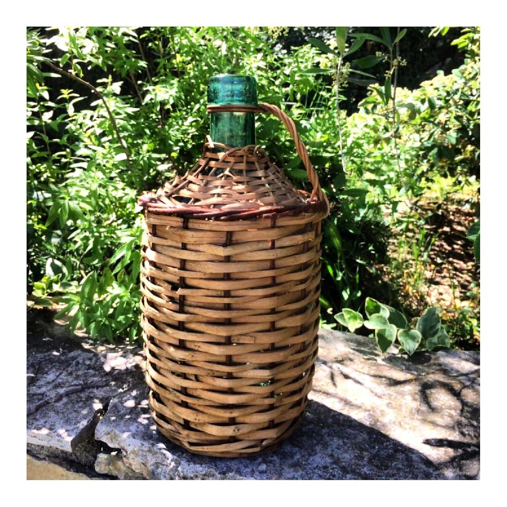 Dame jeanne écrin osier