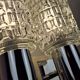 Pair of vintage 70s glass wall lamps by Targetti Sankey