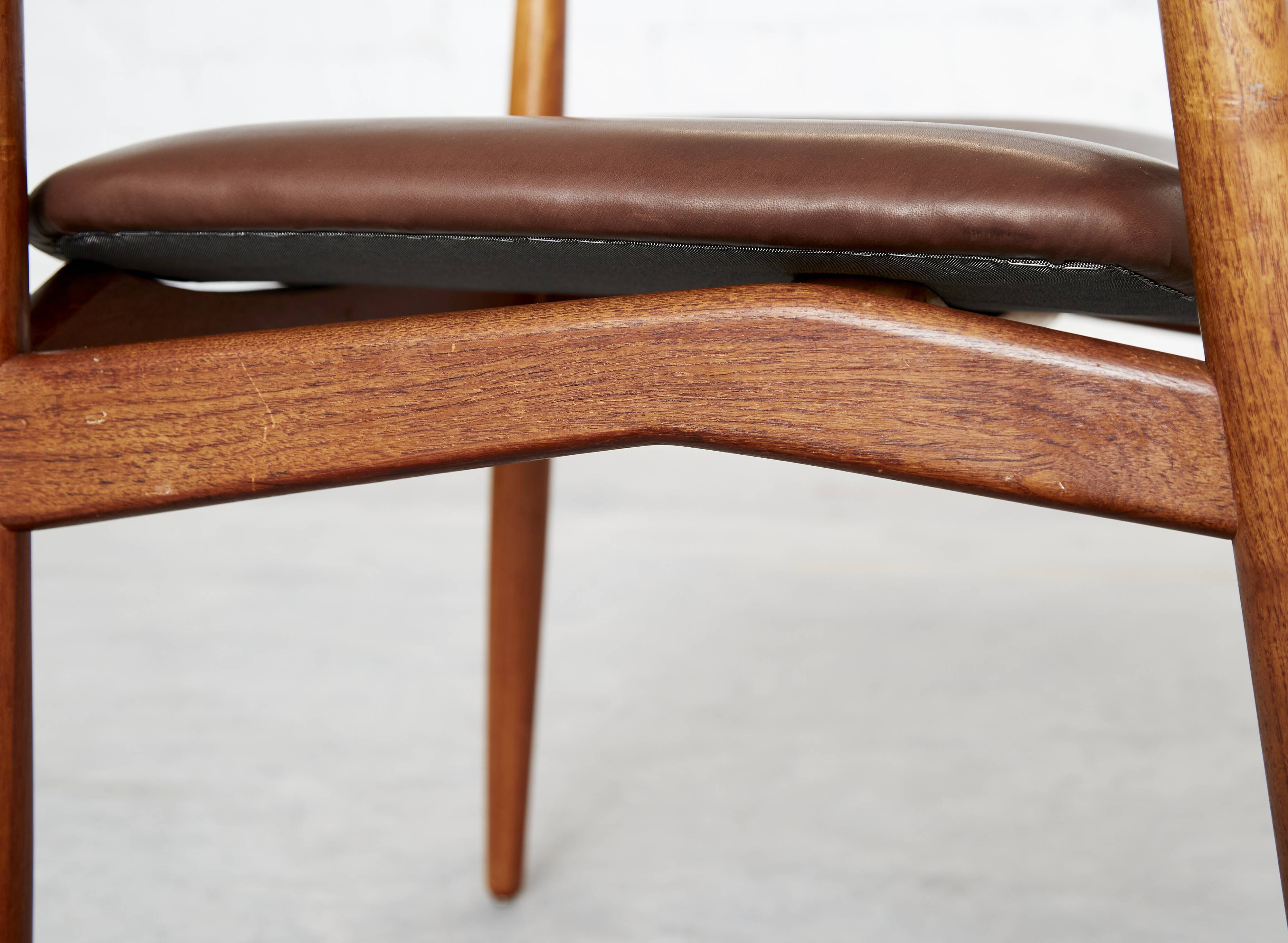 Vintage Captain's Chair in Teak by Erik Buch for Ørum Møbler