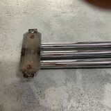 Wall-mounted towel rack chrome 3 arms