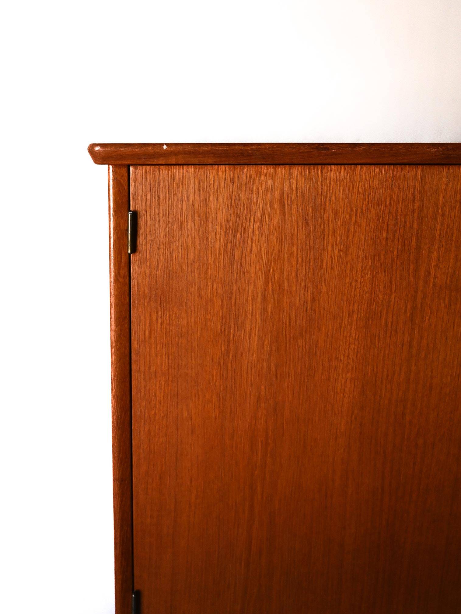 Scandinavian teak highboard