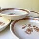 Vintage stoneware soup plates