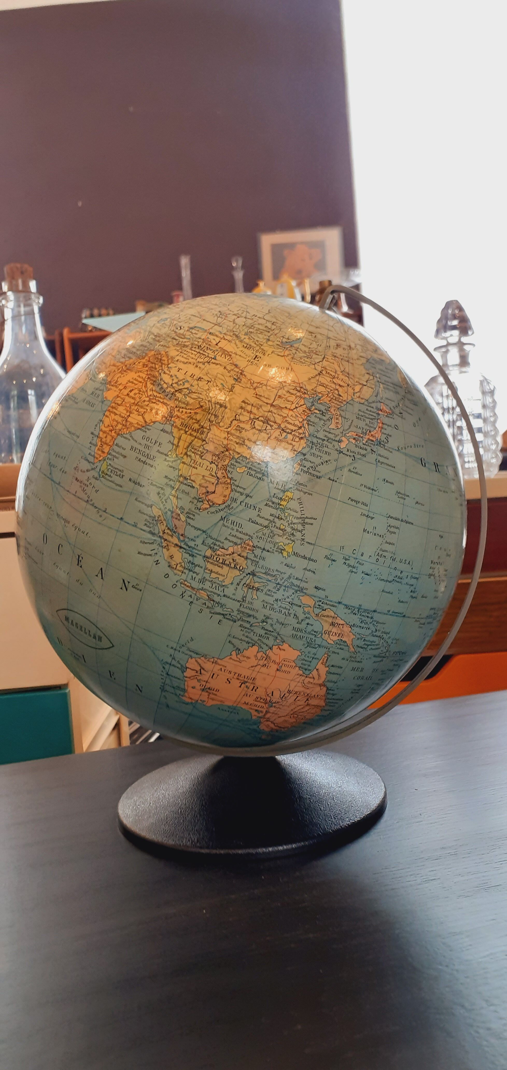 Globe Globe Vintage World Map Year 60 Magellan