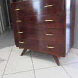 Chest of drawers  vintage compass 1970 feet