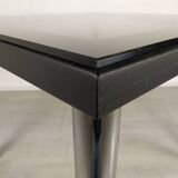 Vintage chrome square table