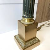 Large CARCEL Lamp in Gilded Bronze & Brass, Early 1800s Empire France