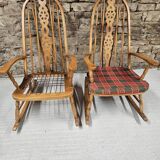 Pair of Windsor Rocking Chairs