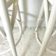 Paire de tabourets de bar bois et cannage