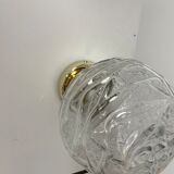 Vintage wall lamp Transparent globe