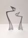 Pair of Swan candlesticks by Matthew Hilton