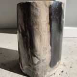 Side table in petrified wood