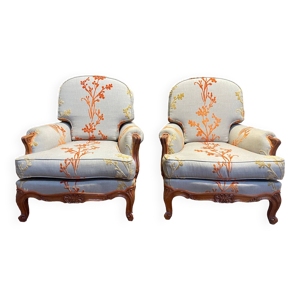 paire de fauteuils bergères - louis