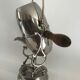Ancienne cafetière à renversement en métal argenté