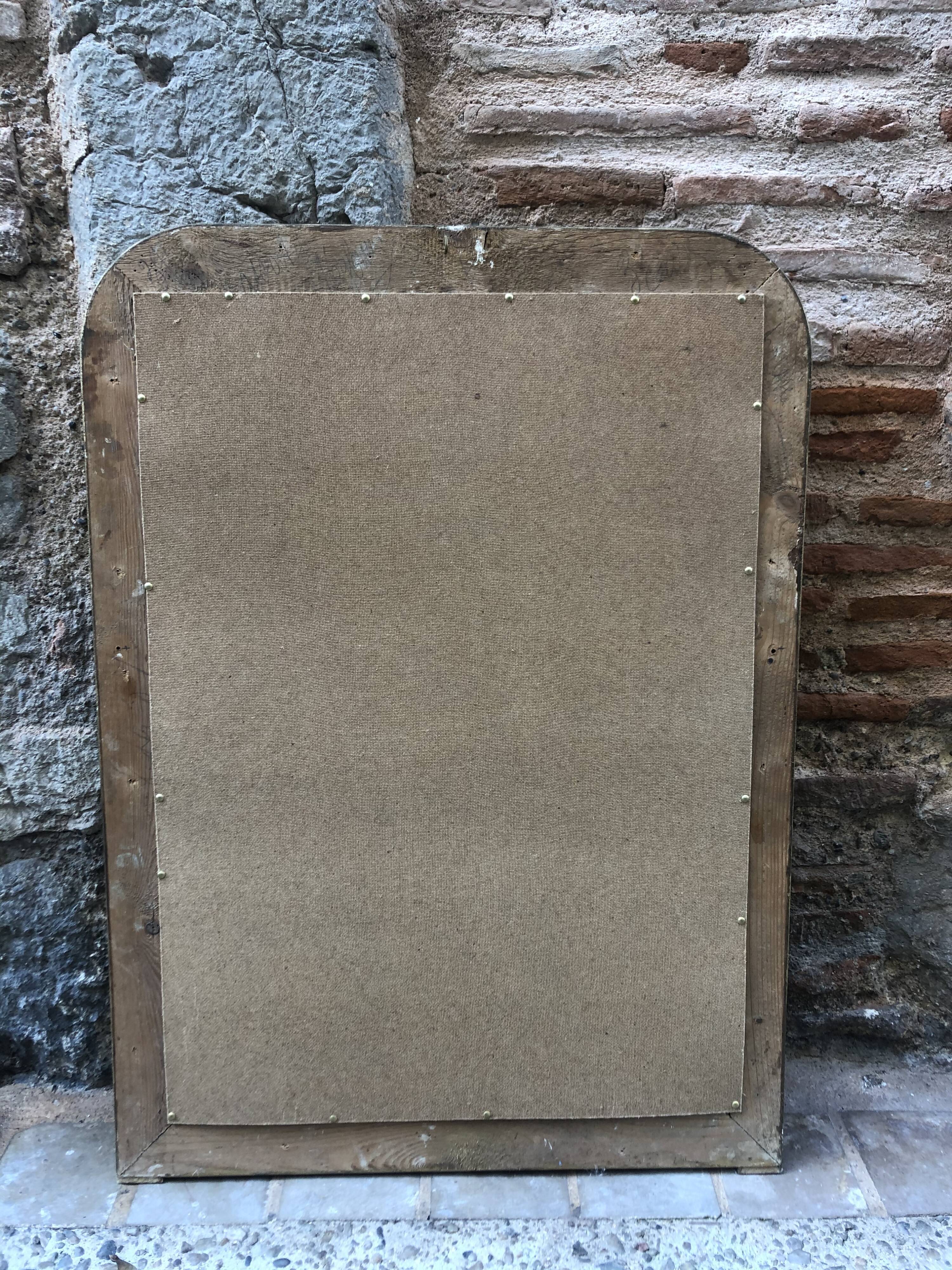 Golden mirror 103x74cm