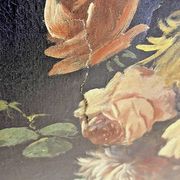 Oil on canvas still life by G. Lamy (19th-20th century)