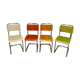 4 Dutch Design Chairs by Gispen Model 101.