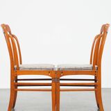 Set of 2 Art Nouveau design Schuitema dining chairs