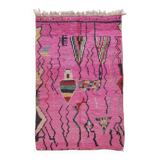 Pink Berber Rug - 261 x 171 cm