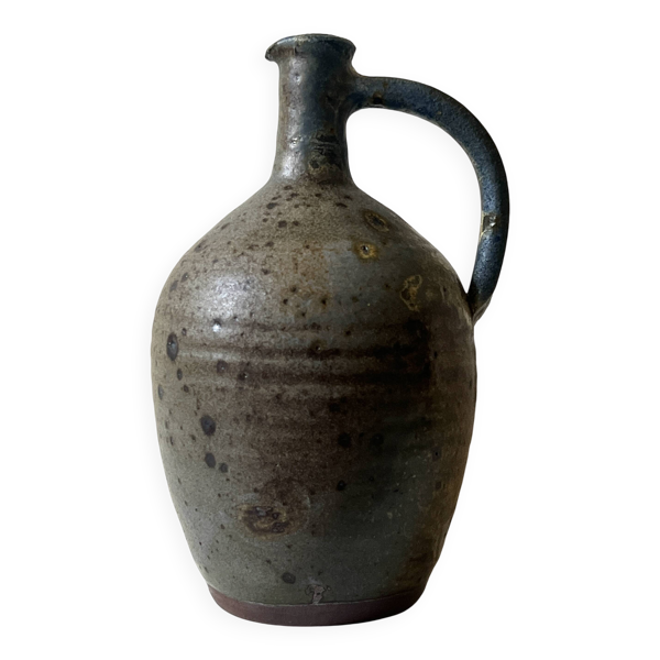 Carafe en grès pyrité, La borne France 1950