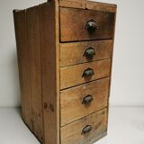 Old cabinet of craft drawer