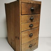 Old cabinet of craft drawer