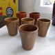 Digoin stoneware cups