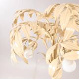 Hollywood Regency Cream White Palm Tree Floor Lamp  Attributed to Hans Kögl