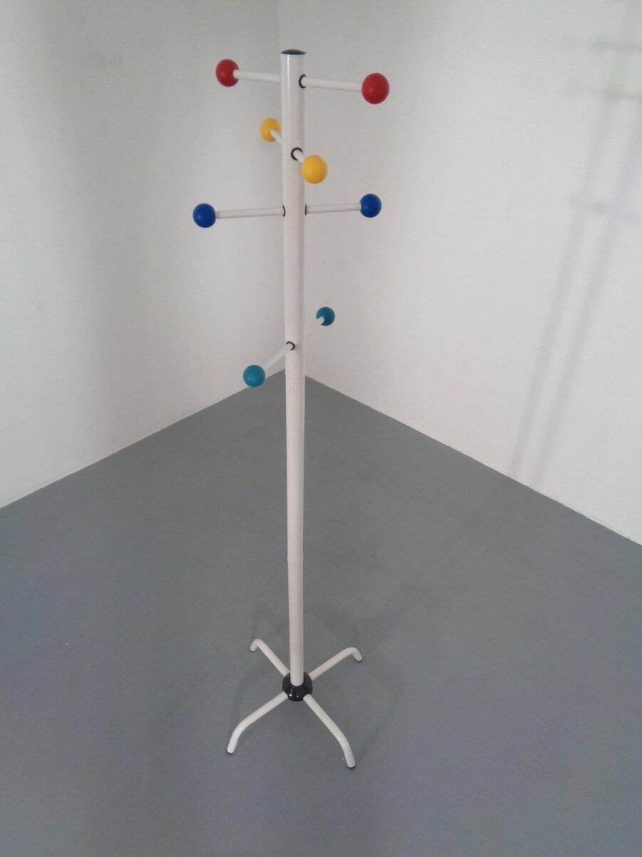 Italian tubular coat rack, 1970s