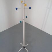 Italian Tubular Coat Rack, 1970s