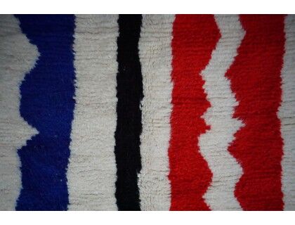 Colorful Berber carpet 247 x 143cm