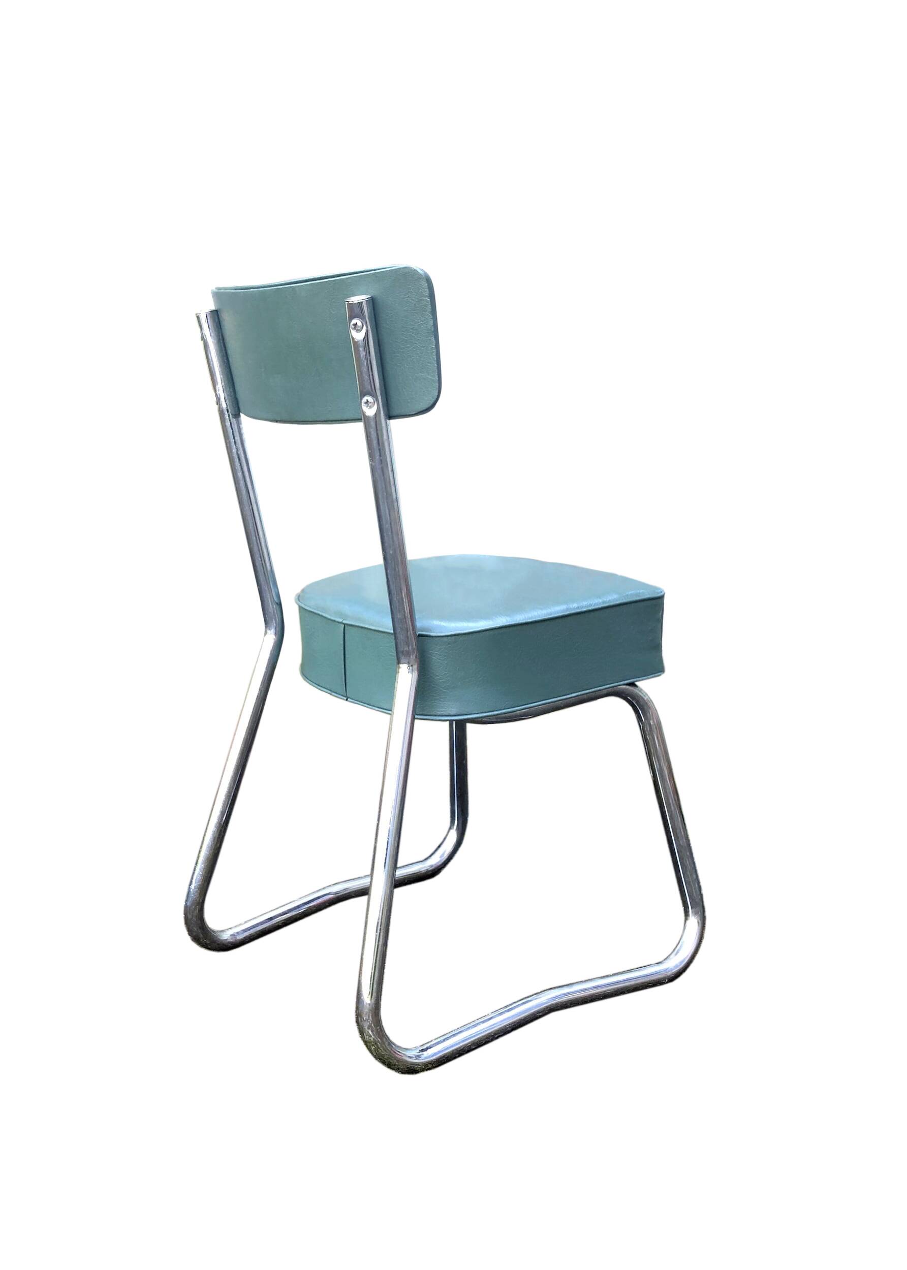 Set of 4 Ronéo Pullman chairs, Bauhaus 1950