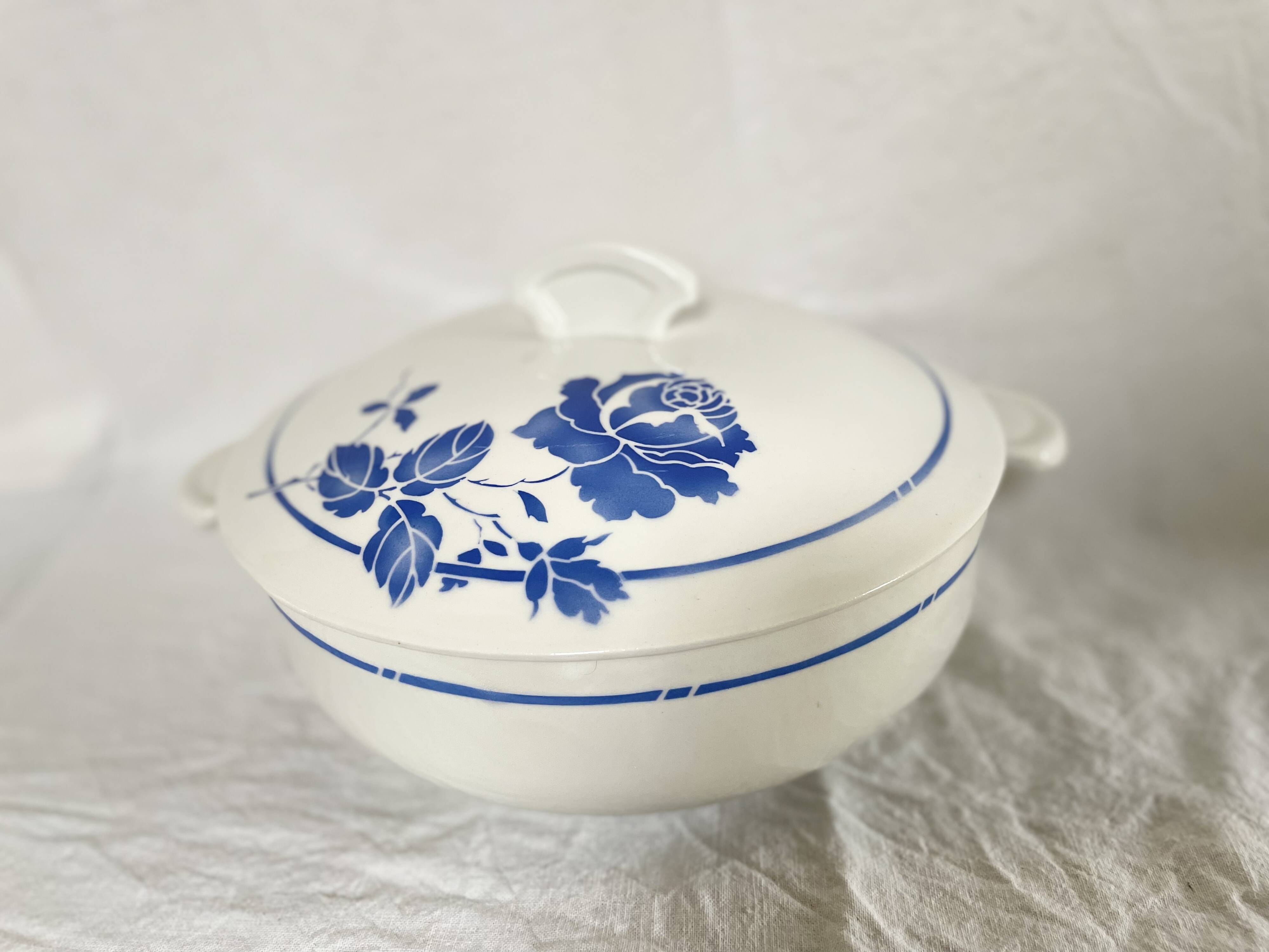 Moulin des Loups and Hamage earthenware tureen