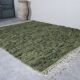 Handmade traditional natural wool rug size 2/3 m