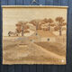 Large jute tapestry from the 70s.