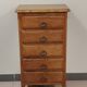 Antique chest of drawers with 5 drawers