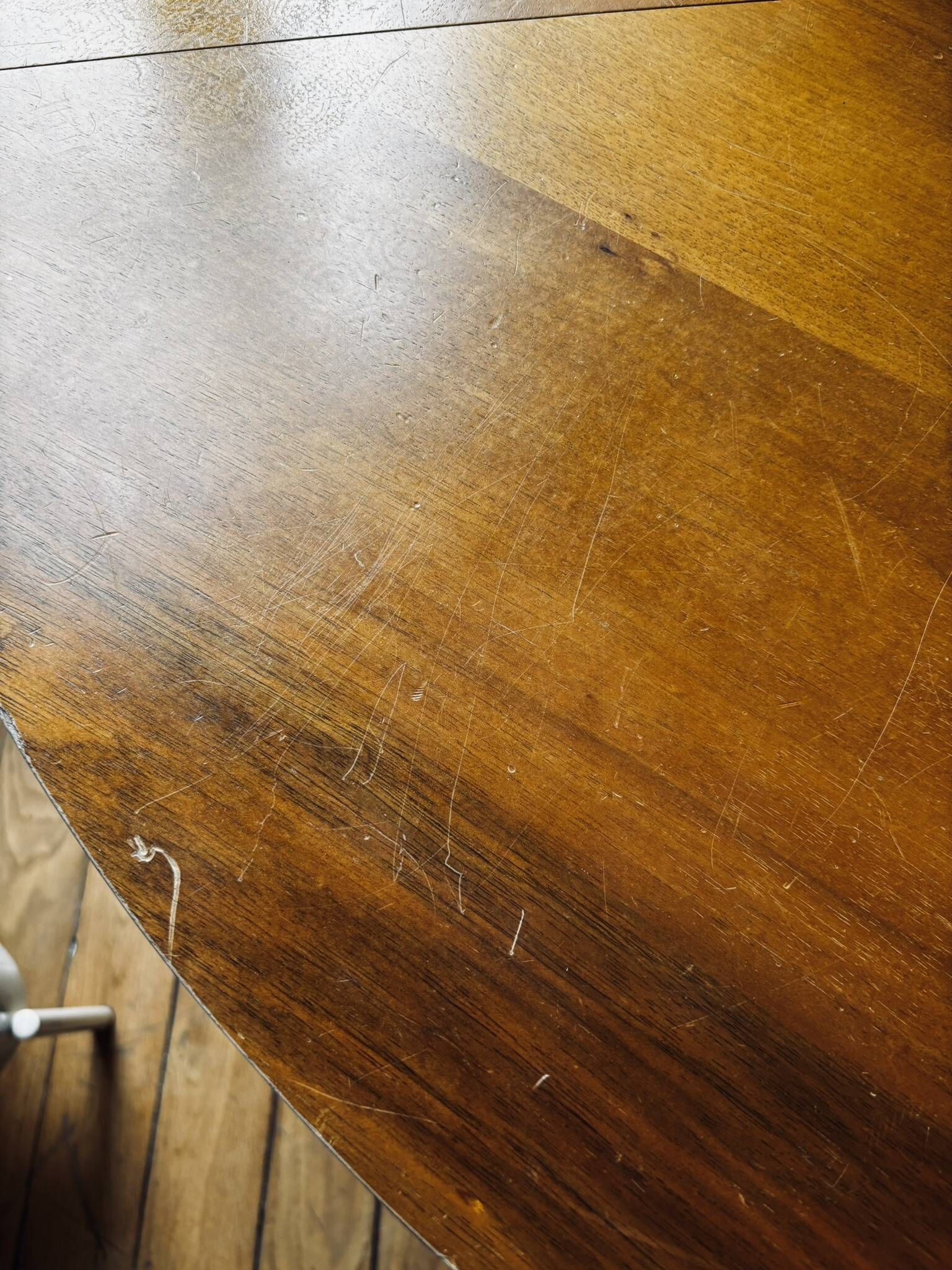 Table à manger extensible Art déco vintage